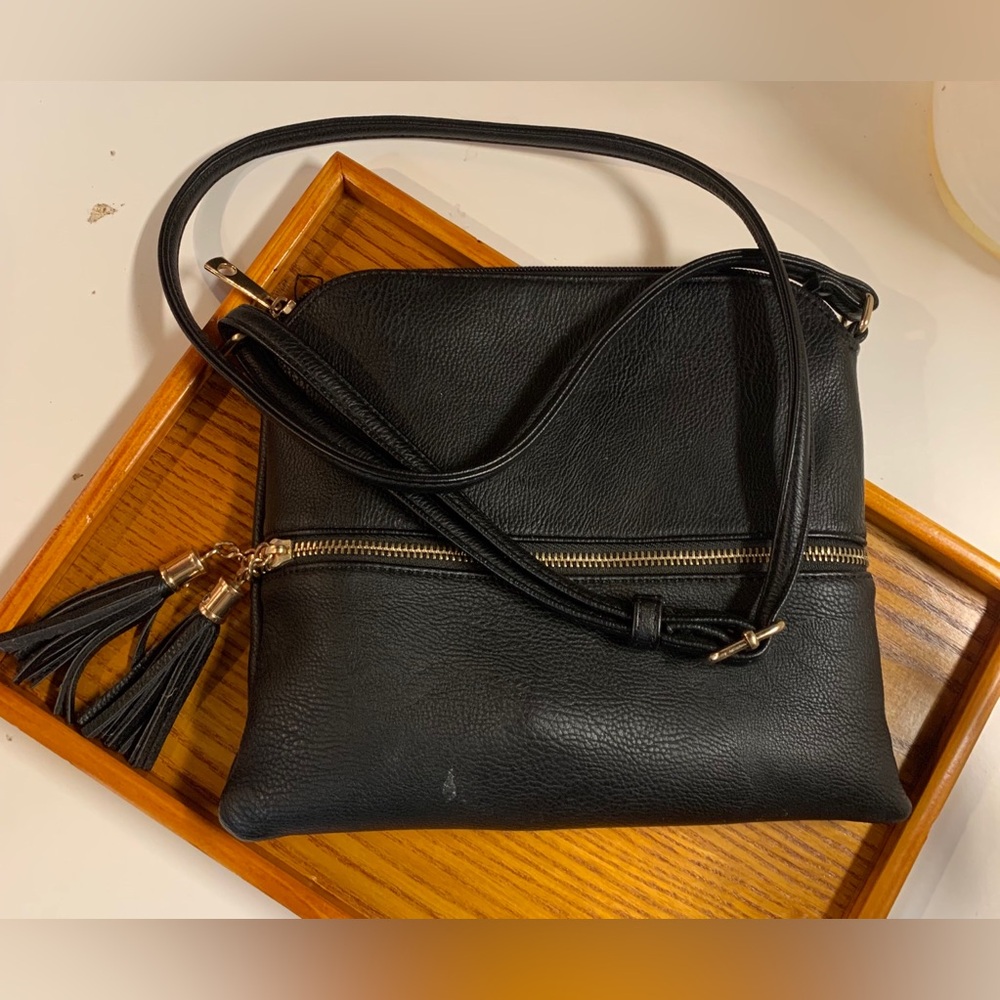 Black Crossbody Shoulder Bag